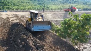 Бульдозер против бездорожья! Строительство новой дамбы за рекордно короткий срок