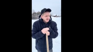 Дмитрий Серов/ ЛЮБА И ЖЕНЯ ЧИСТЯТ СНЕГ У ДЯДИ ЮРЫ