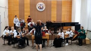 А.Акимов. "Праздничная миниатюра" для оркестра русских народных инструментов.