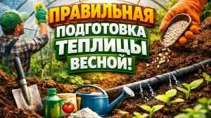 Правильная обработка теплицы весной 🌱