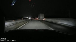 Уборка снега на М4 с "огоньком"