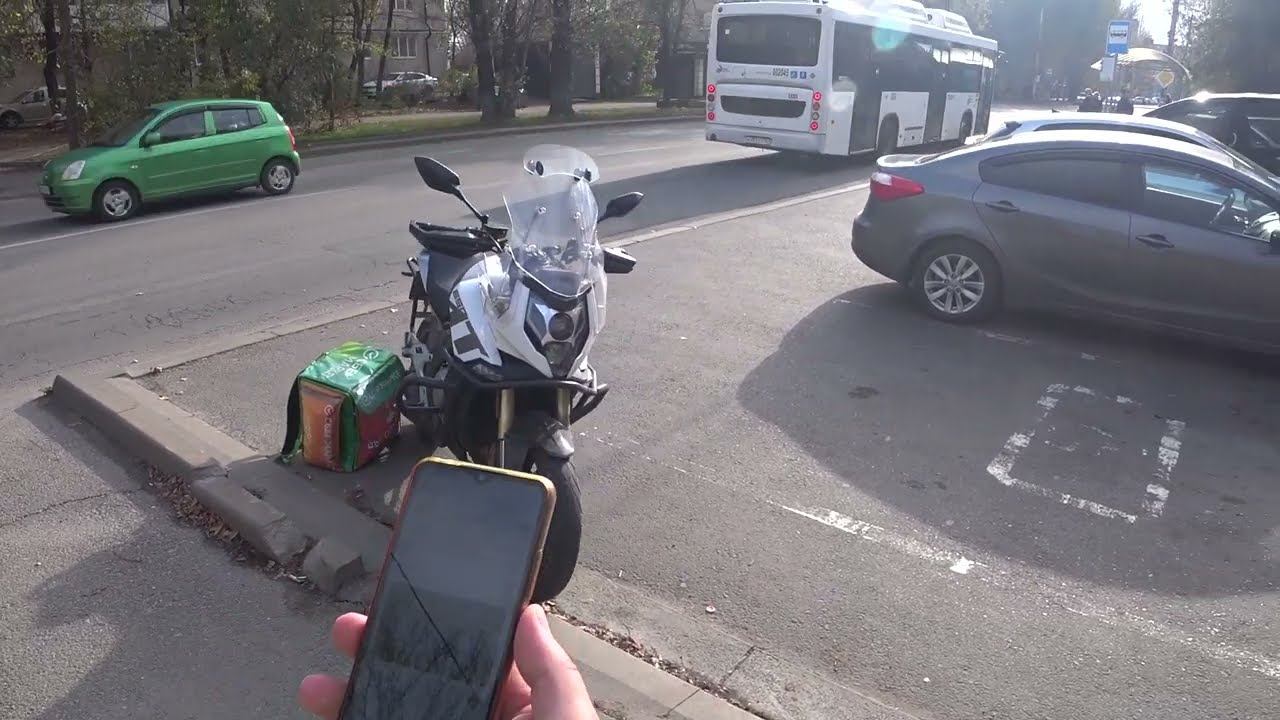 В Яндекс Доставке на мото Ростов-на-Дону