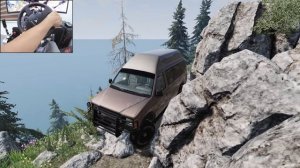 2WD фургон в дикой природе 🏕️ Overlanding в BeamNG.Drive на Thrustmaster TX 💥