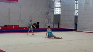 ЖП 2 юношеский разряд, Розумбаева Амелия - Сухорукова Дарья, КРОО ФСА, Комбинированное упражнение