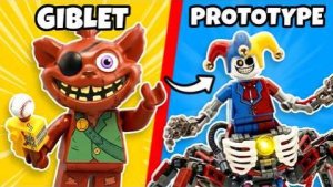 ЛЕГО Я собрал каждую сцену из 5-й главы «Время игр со щенками» из конструктора LEGO...