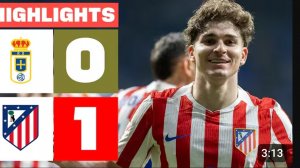 Овьедо - Атлетико М. Обзор матча. Испания,  тур 26