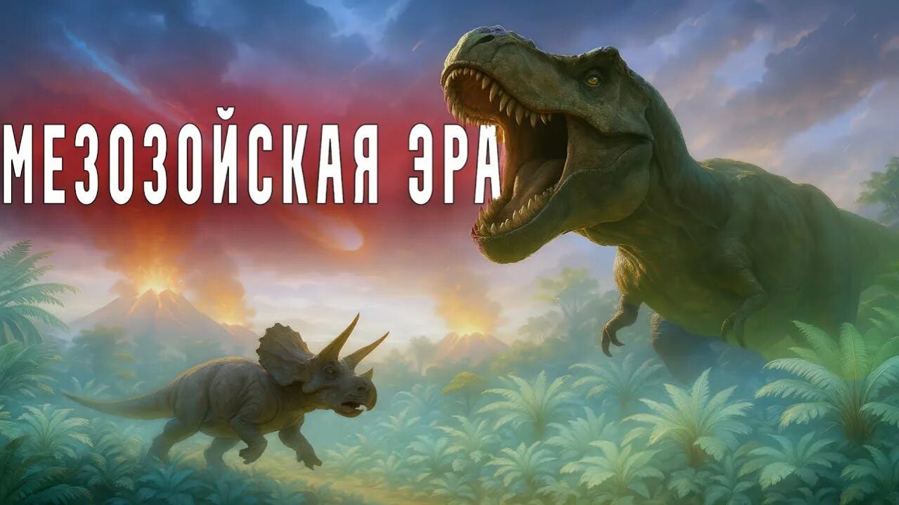 ДИНОЗАВРЫ МЕЗОЗОЙСКОИ ЭРЫ