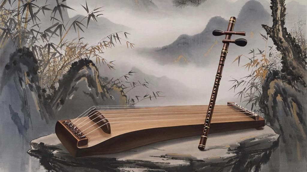 Бо Цзюйи -  "Пью в час мао" - традиционная китайская музыка.