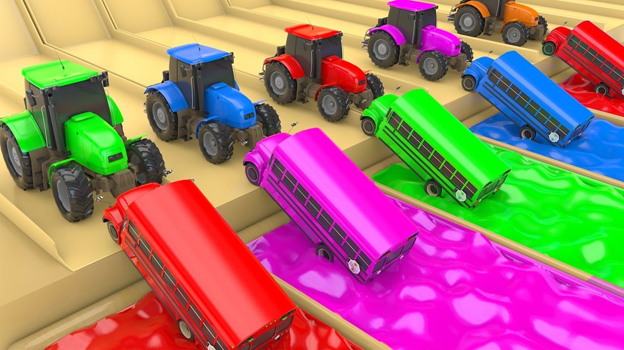 Песенка для бинго - Колеса на автобусе - Изучение форм - Детские стишки и песенки для малышей