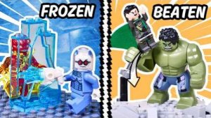 ЛЕГО Побеждаем супергероев с помощью LEGO!