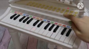 Melody Little musician piano toy keyboard with microphone