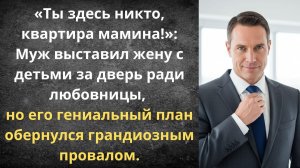 Выгнал жену ради любовницы и потерял всё | Истории из жизни