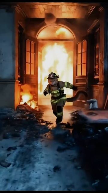 ШОК! Кот-пожарный пришел на СВОИ похороны!