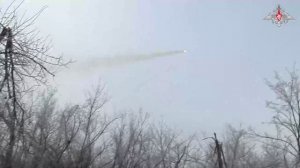 Боевая работа расчета ТОС-1А ГрВ «Центр»