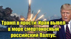 Трамп в ярости. Иран вывел в море смертоносный российский Палтус.