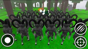 Играю за армию баранов в игре «99 ночей в лесу». Анимация