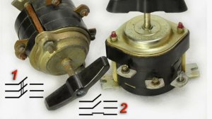 Пакетный выключатель, разборка и сборка