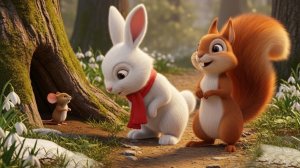 Мультик про Зайца и Белку- Песня Весны🎶 Добрая песенка🎶 Мультик🎶 Детская песенка