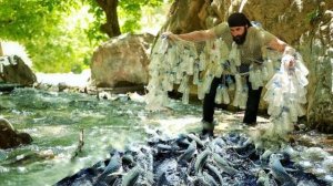 Рыбалка методом «сметания» /  Крупная рыба  / Рыбалка на крупную рыбу методом «сметания»