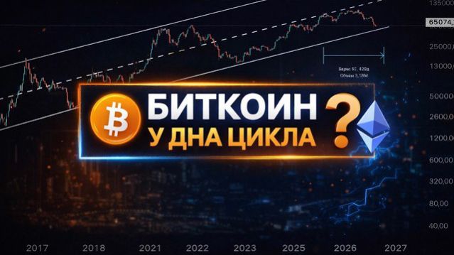 ⚪️ Биткоин у нижней границы канала - решающий момент