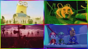 МУЛЬТИКИ: ГОНКА ОГНЕННОГО МИНИОНА ПРОТИВ ГИГАНТСКИХ МУТАНТОВ И СИРЕНОголовый!