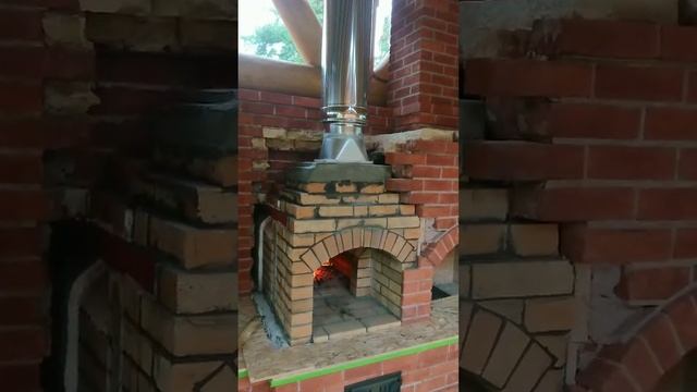 Переделали по проекту  Кузя помпейскую печку в Англии