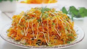 Быстрый Салат "ЛЮБОВЬ МОРКОВЬ" Всего 4 ингредиента / Сытный и Очень Вкусный