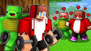 КАЧКИ ПРЯЧУТСЯ ОТ ТОЛСТЫХ ДЕВУШЕК - МУЛЬТИКИ ПРО МАЙНКРАФТ