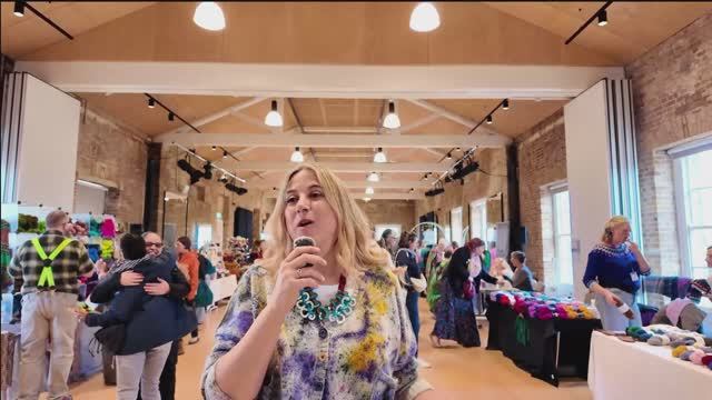 На лондонской выставке пряжи Make Joy  Game of Wool,