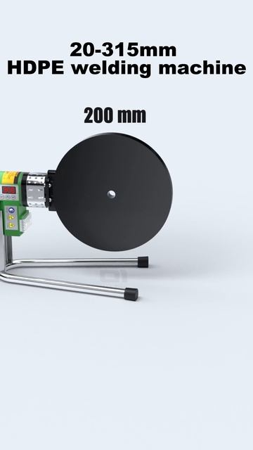 Аппарат для стыковой сварки полиэтилена высокой плотности (ПЭВП). Цифровой дисплей температуры.