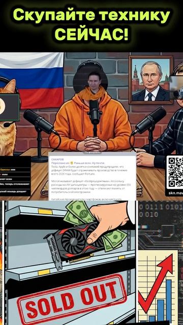 Цены на электронику взлетят! Дефицит из-за ИИ