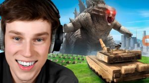 Mr.BEAST (МИСТЕР БИСТ) 100 ТАНКОВ ПРОТИВ ГОДЗИЛЛЫ В ГТА 5, НОВОЕ ВИДЕО ПРО GTA 5 2026