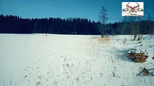 Рыбалка на озере в конце зимы