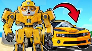 😂 МАЙНКРАФТ, НО КРЕПЫШ СТАЛ ТРАНСФОРМЕРОМ КАРБОТОМ В МАЙНКРАФТ ЩЕНЯЧИЙ ПАТРУЛЬ