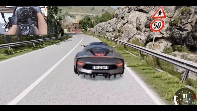 Новый суперкар BeamNG на треке 🔥 Тест-драйв на Thrustmaster T300RS 💥
