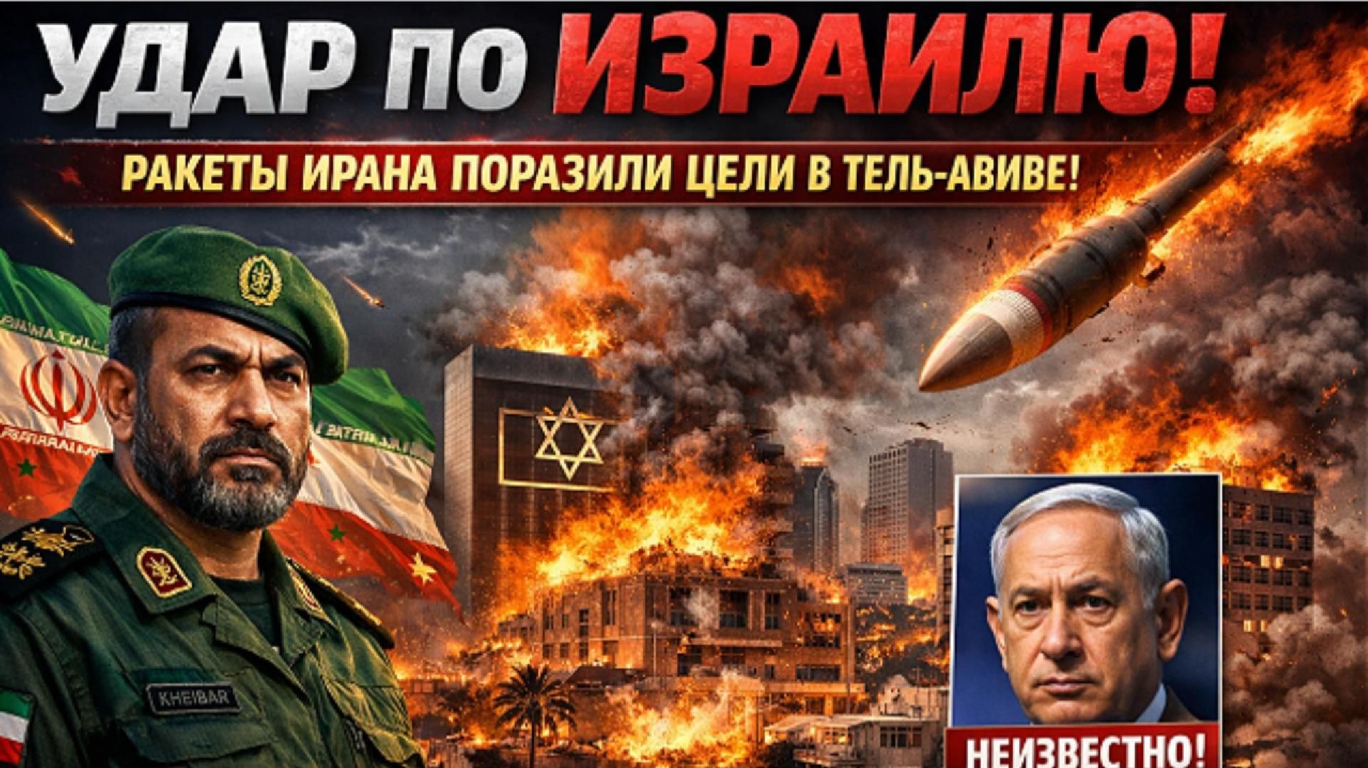 ГДЕ НЕТАНЬЯХУ? Удар ракетами «Хейбар» по офису премьера Израиля. Правда или фейк КСИР?