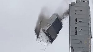 Обрушение башни Снежкома 11 ноября 2025 в Красногорске