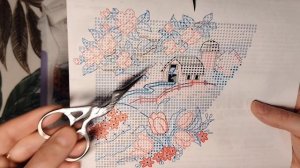 #2. Вышивальный февраль. Кубики бросок 8.