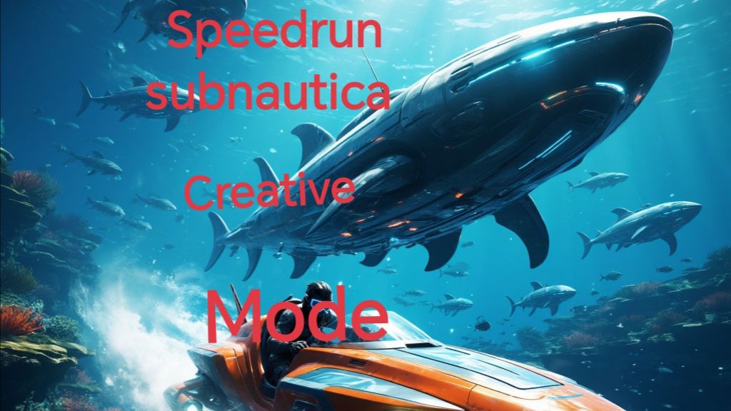 Speedrun Subnautica Creative Mode In 13 Minutes.