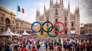 ⭐ Милан прогулка по городу во время Олимпийских игр | Европейские прогулки -Италия 4K