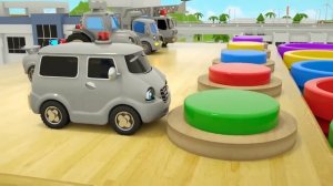 Учимся и играем! Дождик, дождик, уходи! Большие футбольные мячи в разноцветном гараже! Детские стишк