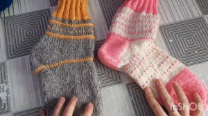 СП Свяжем носочки для Мамы и Дочки.  3 сезон. с Еленой Велиной. 2 отчёт