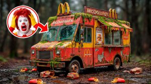 Полное Восстановление ЗАБРОШЕННОГО ФУРГОНА McDonald's | Оживили спустя 50 лет