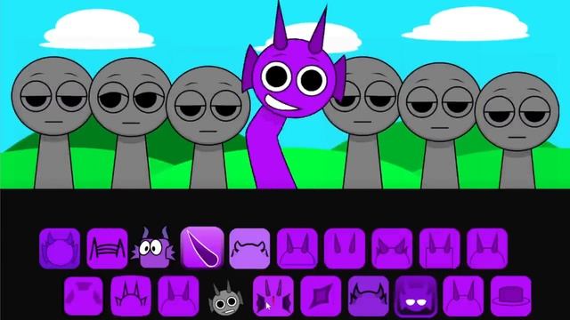 Спрунки_Sprunki Everyone Violet