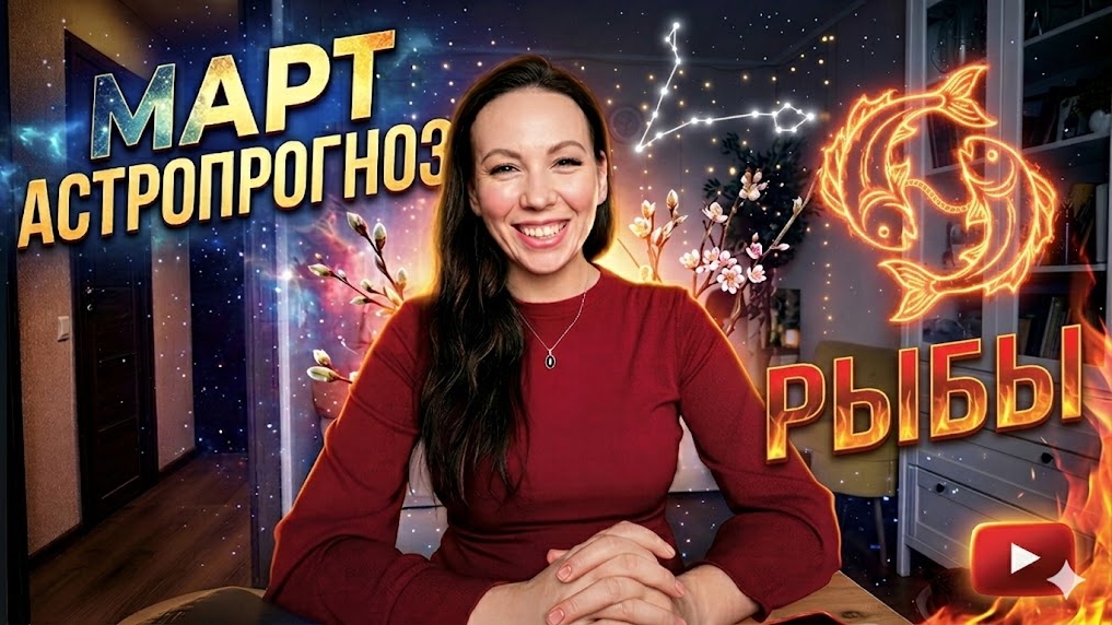 Рыбы: прогноз на март 2026