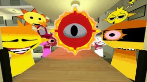 Злой мистер спрунки сан и все персонажи спрунки фазы ретейк