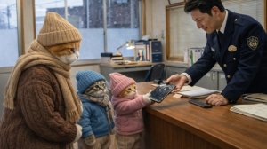 Снежный день в Японии: маленькая доброта мамы-кошки и ее котят изменила всё