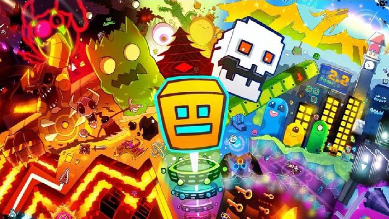 прохождение всех уровней гд /#1