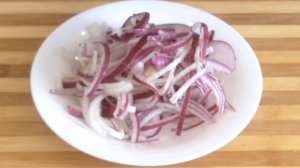 Луковый салат к шашлыку! Лучок маринованный!