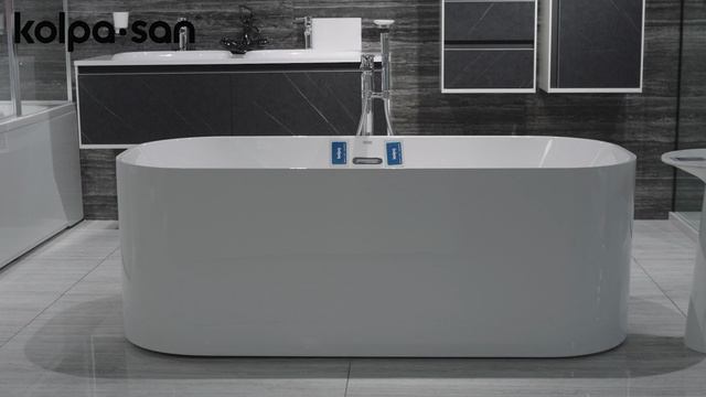 Акриловая ванна Kolpa-San Pandora FS 593150 173x78 см, отдельностоящая, белый